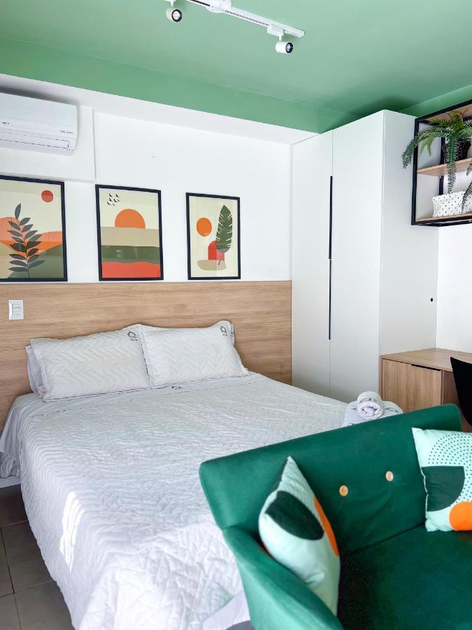 Apartamento Para Renovar As Energias - Cama Queen 상파울루 외부 사진